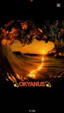 a picture of a fireball with the words okyanus on it