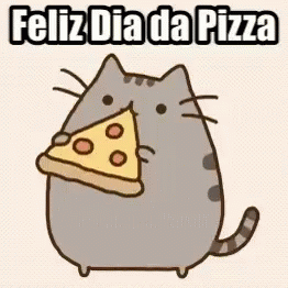 Pizza / Feliz Dia Da Pizza / Push GIF