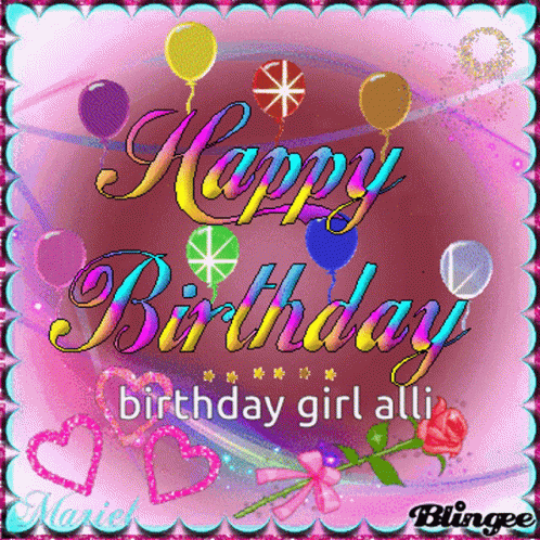 Birthday Girl Alli Alli GIF - Birthday Girl Alli Alli Allison GIFs