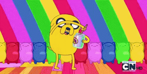 Rainbow Gay GIF - Rainbow Gay Jake GIFs
