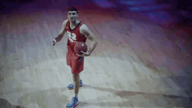 a basketball player with the number 22 on his shirt