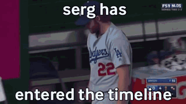 Serg Serg Has Entered The Timeline GIF - Serg Serg Has Entered The Timeline Dodgerserg GIFs