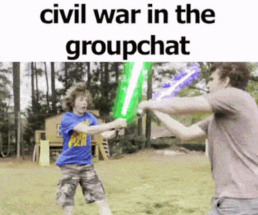 Civil War Groupchat GIF - Civil War Groupchat Garrett And Andy GIFs