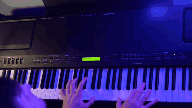 Playing Piano Kyle Landry GIF