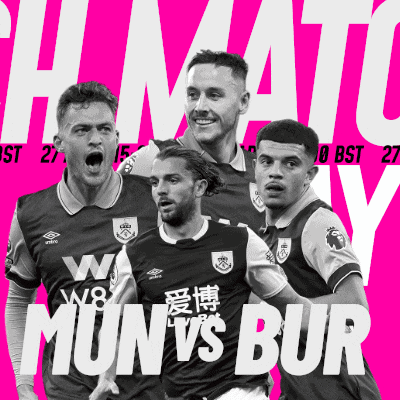 four soccer players on a pink background with the words munvs bur on the bottom