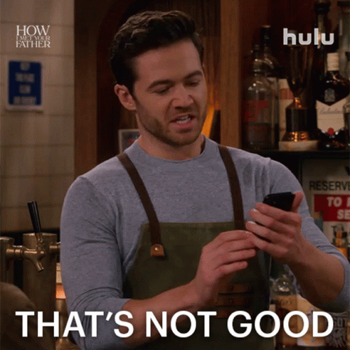 Thats Not Good Charlie GIF - Thats Not Good Charlie How I Met Your Father GIFs