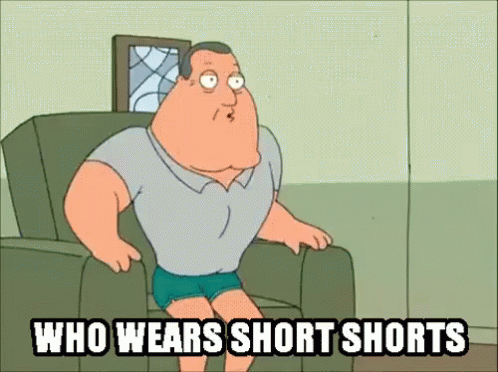 When The Sun Comes Out GIF - Family Guy Joe Swanson Who Wears Short Shorts GIFs
