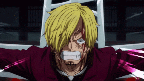 a cartoon of a man with blonde hair and a beard