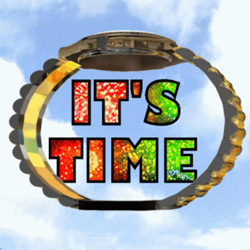 Its Time Time GIF - Its Time Time Wrist Watch GIFs