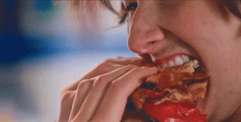 Eating A Sandwich GIF - Eating Sandwich Hungry GIFs