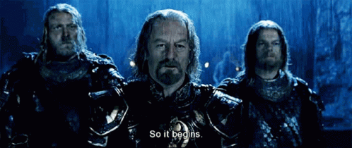 So It Begins Lotr GIF - So It Begins Lotr Lord Of The Rings GIFs
