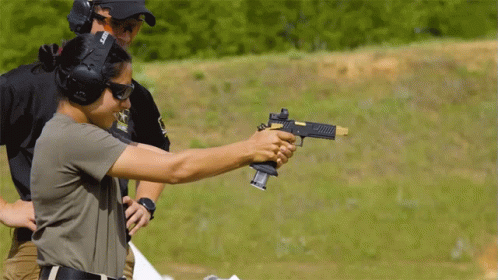 Shooting Michelle Khare GIF - Shooting Michelle Khare Gunfire GIFs