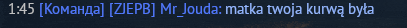 a blurry image of a dark blue background with a few words visible