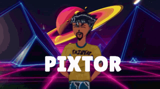 pixtor is the name of the person shown in this cartoon