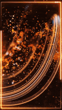 a dark background with a glowing circle and the word dom on the bottom right