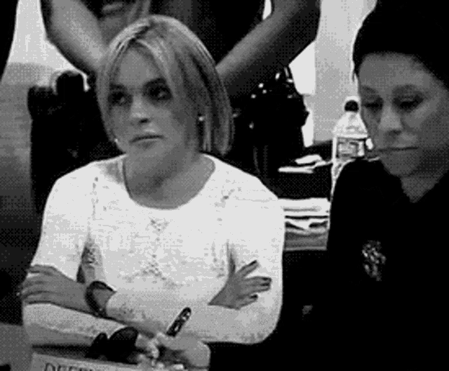 Lindsay Lohan Grabbing GIF - Lindsay Lohan Grabbing Black And White GIFs