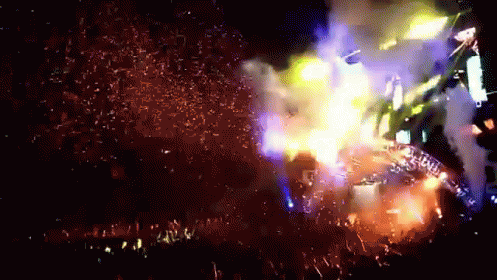 Rave GIF - Concert Smoke Confetti GIFs
