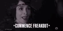 Timeless Commence Freakout GIF - Timeless Commence Freakout GIFs