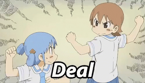 Deal GIF - Deal Anime Itsadeal GIFs