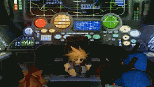 Celebrate In Old Graphical Glory GIF - Videogames 90s Cloud GIFs