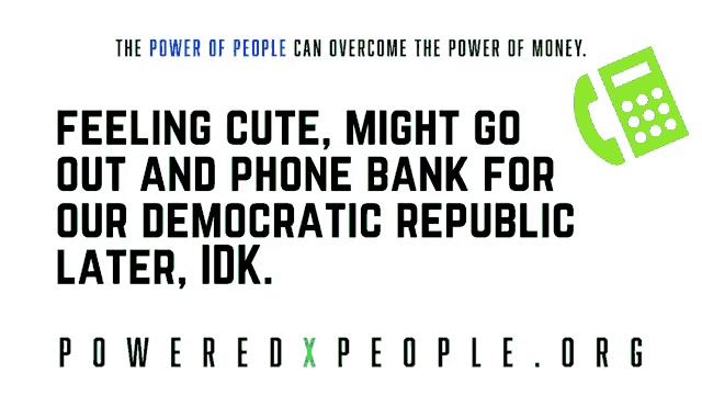 the power of people can overcome the power of money according to poweredxpeople.org