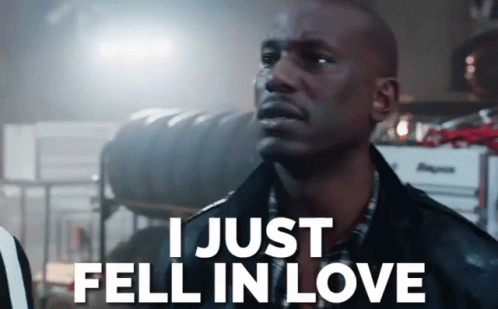 I Just Fell In Love GIF - The Fate Of The Furious The Fate Of The Furious Gi Fs Tyrese Gibson GIFs