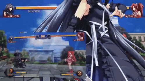 a video game is being played with a character named quick