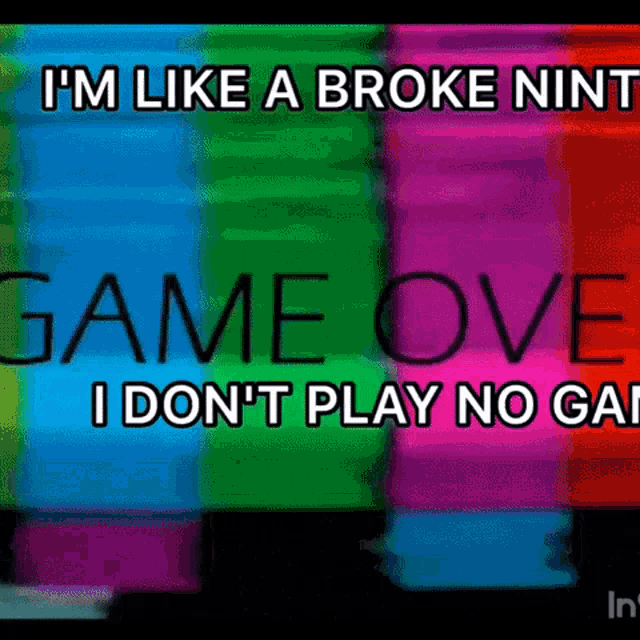 Game Over Nintendo GIF