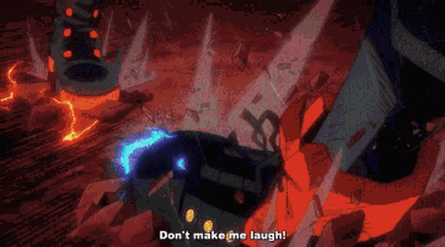 a pixel art of a person being struck by lightning .