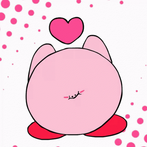 Love You Sr Pelo GIF - Love You Sr Pelo Kirby GIFs