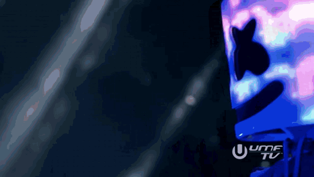 a picture of a marshmallow with the word umf on the bottom right