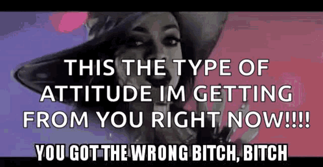 You Got The Wrong Bitch Type Of Attitude GIF - You Got The Wrong Bitch Type Of Attitude Bitch GIFs