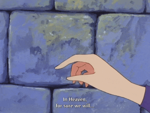 a cartoon drawing of a hand reaching out to another hand