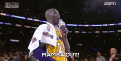 Mamba Out GIF - Kobe Bryant 24 Lakers GIFs