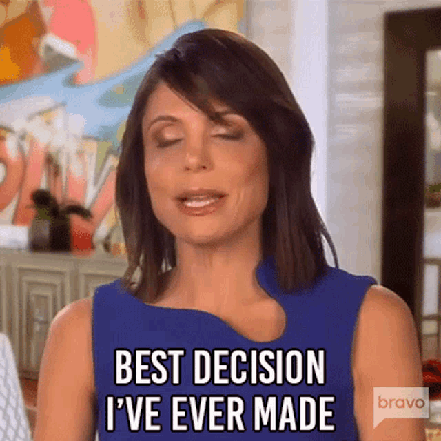 Best Decision Ive Ever Made Real Housewives Of New York GIF - Best Decision Ive Ever Made Real Housewives Of New York Rhony GIFs