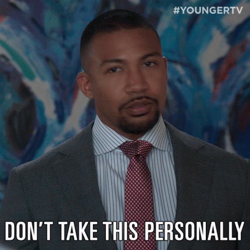 Dont Take This Personally Offended GIF - Dont Take This Personally Offended Charles Michael Davis GIFs