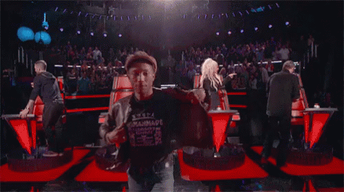 Pharrell Walking Towards Cam GIF - The Voice The Voice Season10gifs Pharrell Williams GIFs