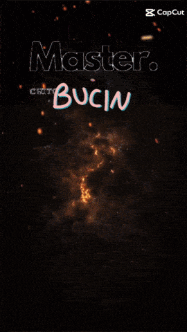 a poster for master bucin shows a man in a red shirt