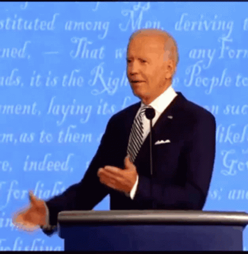 Joe Biden Debate GIF - Joe Biden Debate Fist Pump GIFs