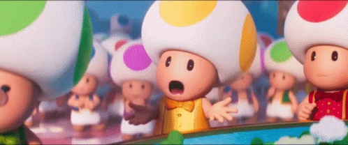 The Super Mario Bros Movie Toad GIF - The Super Mario Bros Movie Super Mario Toad GIFs