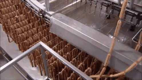 How It'S Made: Hot Dogs GIF - Hotdogs Food Factory GIFs