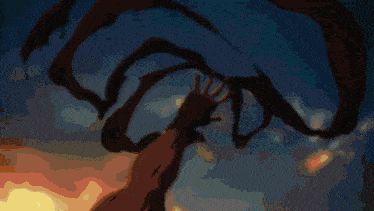 a drawing of a person 's hand reaching up into the air