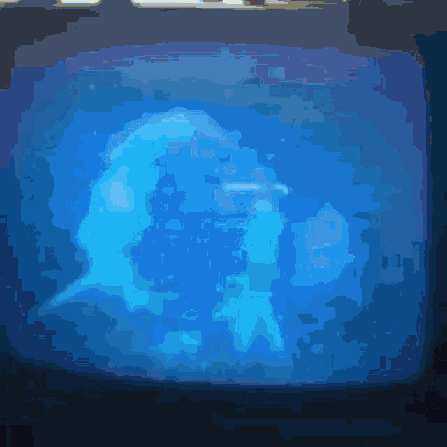 a painting with the word lone on the bottom