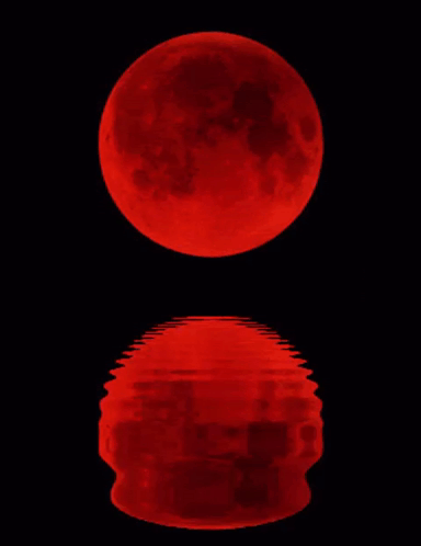 Moon Blood Moon GIF - Moon Blood Moon Red Moon GIFs
