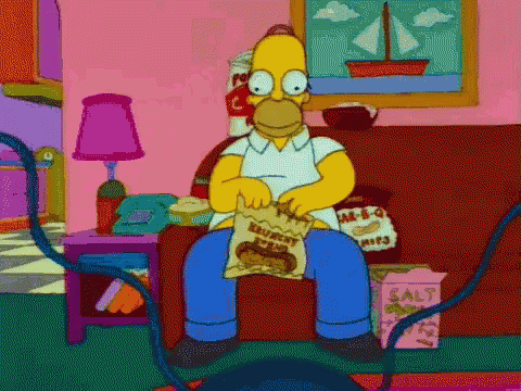 Homero Comiendo GIF - The Simpsons Homer Hungry GIFs