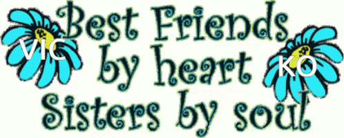 a sign that reads best friends by heart sisters by soul