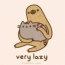 Lazy Cat GIF - Lazy Cat Sloth GIFs