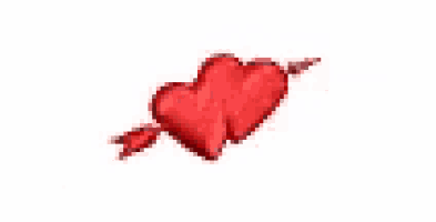 the word love is written in pink letters on a red heart with an arrow through it .