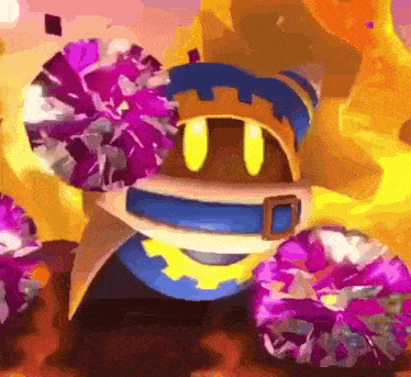 Magolor Cheerleader GIF - Magolor Cheerleader Kirby GIFs
