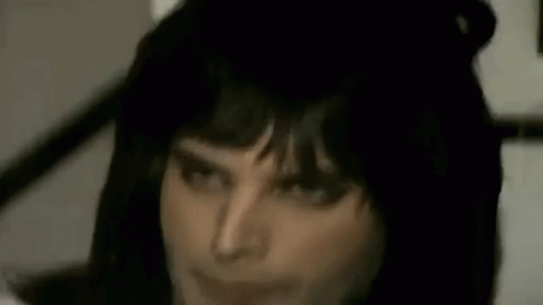 Freddie Mercury Long Hair GIF - Freddie Mercury Long Hair Stare GIFs